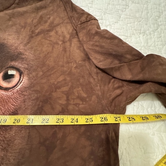 THE MOUNTAIN VINTAGE 2013 TIE DYE BROWN CHOCOLATE LAB LING SLEEVE T SHIRT SZ 3XL - Picture 7 of 10